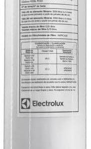 Filtro/Refil de Água para Purificador PE PE10B/ PE10X, Branco, Electrolux
