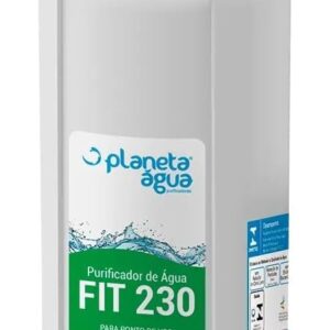 Purificador Fit 230 com Rosca de 1/2" Planeta Água Branco Pequeno