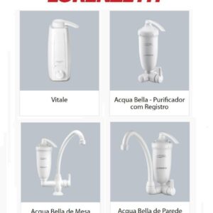 Refil Premium Purificador Lorenzetti Vitale/Acqua Bella