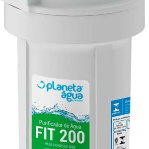 Purificador Fit 200 com Rosca de 1/2" Planeta Água Branco Pequeno