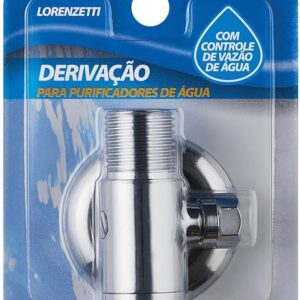 Derivação adaptador para purificadores de água e torneiras Lorenzetti
