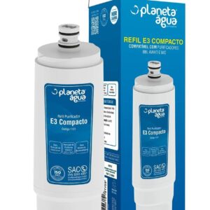 Refil E3 Compacto Planeta Água Branco Pequeno