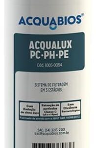REFIL ACQUABIOS ACQUALUX PC/PH/PE COMPATÍVEL COM PURIFICADORES ELECTROLUX