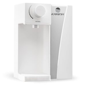 PURIFICADOR DE AGUA NATURAL BRANCO, COMPLETO PARA USO