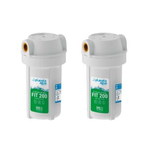 Kit combo 02 Purificadores De Água Fit 200 Branco Rosca 1/2'' (2x Fit 200)