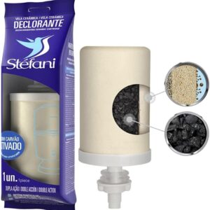 Vela para Filtro de Barro Stéfani São João Carvão Ativado Kit - 06 unidades