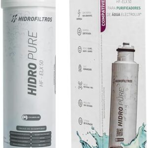Refil Filtro Vela Hidrofitros de Água Compatível com Purificador Electrolux Acqua Pure Peb12a Pe12b Pe12g Pe12v