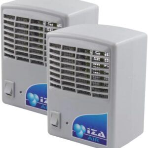 Purificador, Ozonizador e Ionizador de Ar 1,5w 80m² Iza Air - Kit 2 unidades