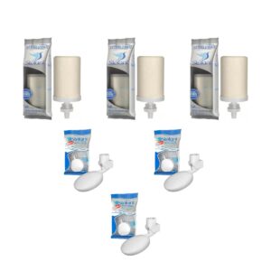 Vela Tripla Ação Esterelizante para filtro de barro Stefani + 3 Boia para Filtros - Kit 3 Unidades