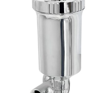 Purificador de Água ABS Cromado Rit Metais + Adaptador para Torneira C-31 - Filtragem Eficiente e Compatível com Rosca 1/4" (2 Peças)