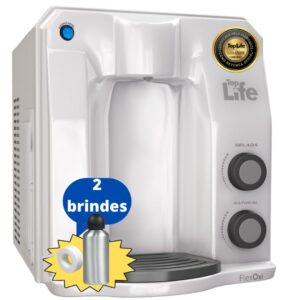 Filtro Purificador Água com Super Ozônio Gelada Compressor Bactericida Flex Oxi - Top life (220, Branco)