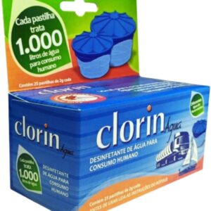 Clorin 1000 Purificadora de Agua Poço Fundo Raso Cisternas