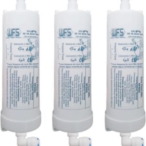 Kit 3 Filtro Refil Para Purificador De Água Europa Noblesse Da Vinci Cta