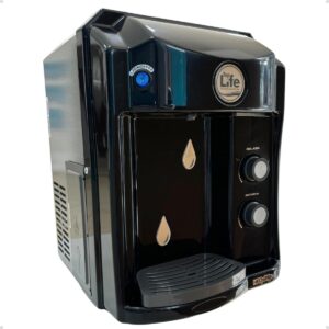 Purificador de Agua Gelada Alcalina com Ozonio Filtro com Adição de Magnésio Bebedouro Compressor (branco)