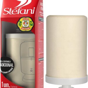 Vela Cerâmica Tradicional Original, Refil Pedra Para Filtro de Água de Barro São João, Filtragem por Gravidade, Branca, Stéfani, Purificador de Água