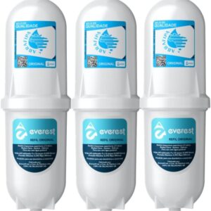 Refil Filtro Vela Purificador Soft Everest Original Kit 3 Un