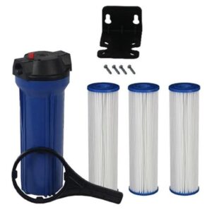 Filtro Água Poço Caipira Nascente Cisterna 1800 L/h 3 Refis 5 Micra Cor Branco