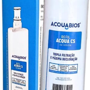 Refil Filtro Agua Cs Consul Compativel Purificador Facilite Cpc30 Cpc31 Cpb34 Cpb35 Cpb36 Não Incluso Bateria