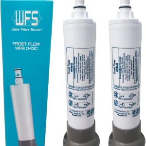 Kit 2 Refil Filtro Compatível Purificador Água Consul CPB33 AF CIX08AX Tampa Cinza