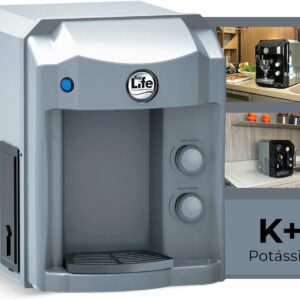 Purificador Água Top Life Alcalina Ionizada Ozonio Potássio He Oxi K+ Prata 127V