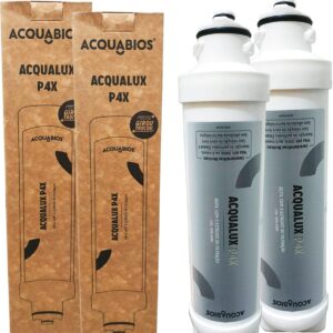 Acquabios Kit de Recarga de Filtro de Água - 2 Refil Filtro Compatível Electrolux Pure4x PE12A PE12B PE12G PE12V PAPPCA50