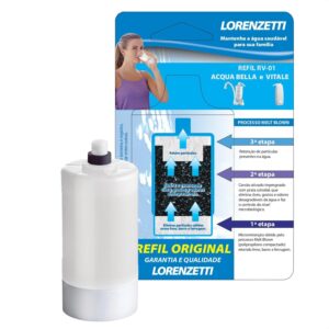 Refil Vela Filtro Água Lorenzetti Acqua Bella Vitale Rv-01