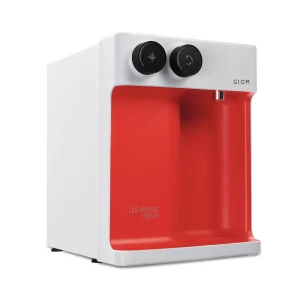 Purificador de Água Natural, Gelada e Alcalina - Branco com Vermelho - GIOM