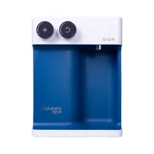 Purificador de Água Natural, Gelada e Alcalina - Branco com Azul - GIOM