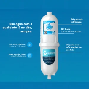 Refil Filtro Vela Soft Everest Purificador De Água