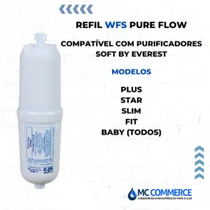 Refil Filtro Wfs Compativel Com Purificador Soft Everest