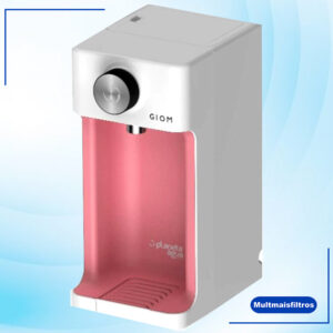 Purificador e Alcalinizador de Água Natural GIOM Rosa