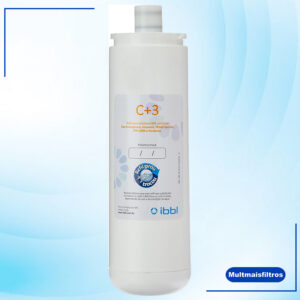 Refil IBBL C+3 para Purificador de Água, Branco