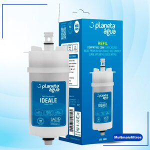 Refil Filtro Ideale para Purificador de Água H2o Compact Durin Compatível